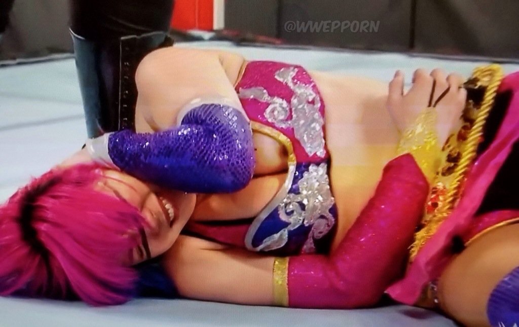 WWE Asuka Nipple 