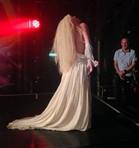 Lady Gaga Strips on Stage