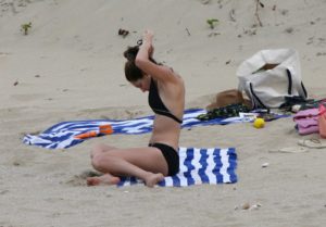 Kelly Brook Beach Topless