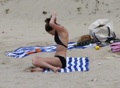 Kelly Brook Beach Topless