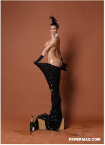 Kim Kardashian Stripping